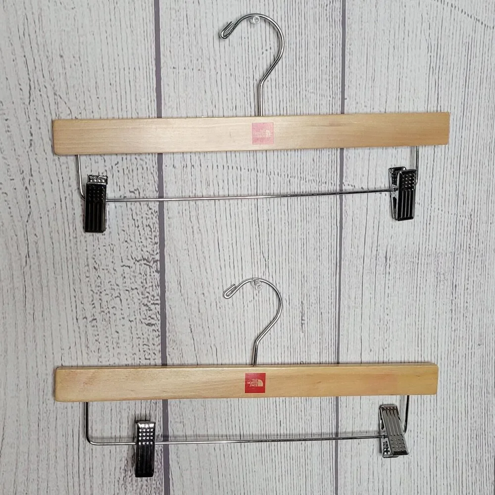 Lot of 7 - The North Face Wooden Pants Hangers